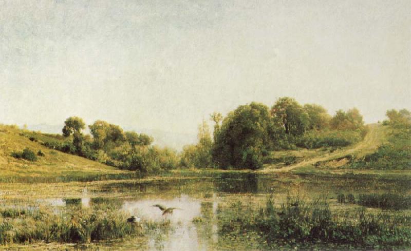 Charles Francois Daubigny Landscape at Gylieu oil painting image